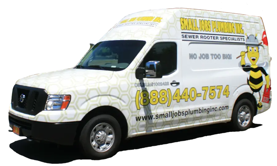 Small Jobs Plumbing service van