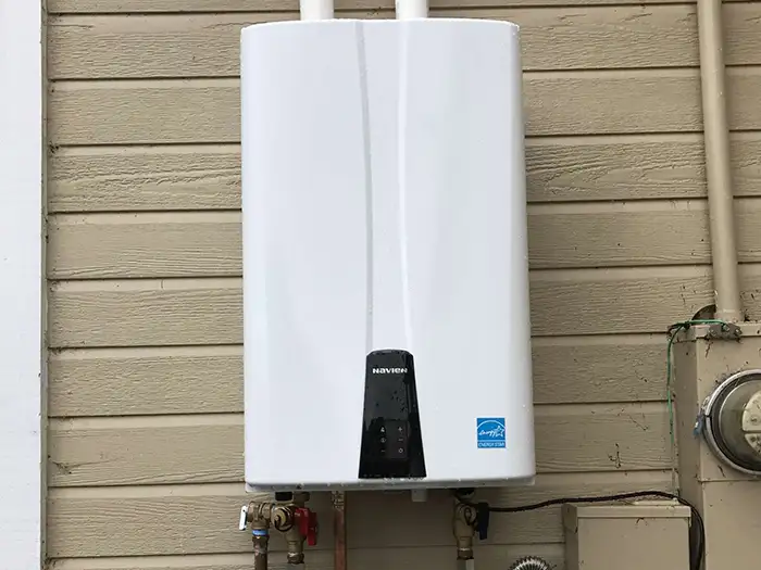 Exterior Tankless water heater