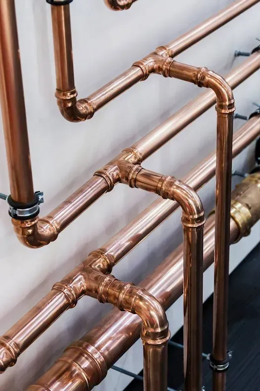 Repiping copper